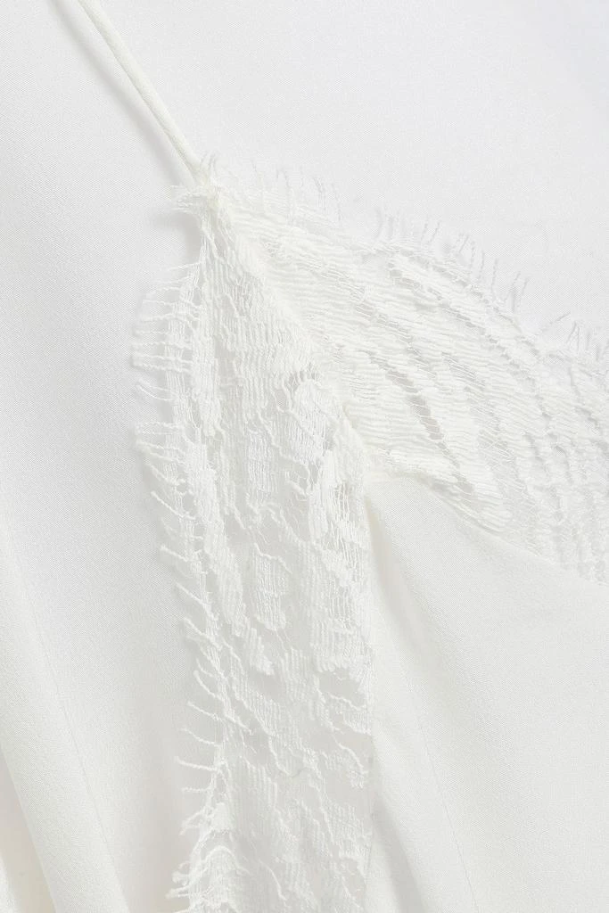 商品IRO|Hassle layered lace-trimmed silk crepe de chine mini dress,价格¥1786,第2张图片详细描述