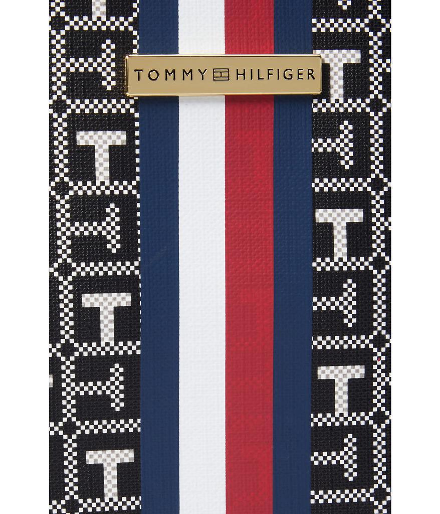 商品Tommy Hilfiger|Waverly II-Convertible Satchel-Coated Square Monogram w/ Varsity Stripe,价格¥296-¥477,第5张图片详细描述