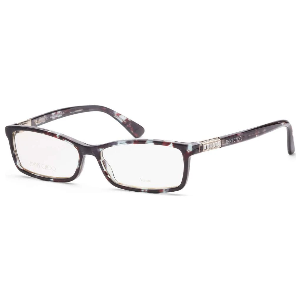 商品Jimmy Choo|Jimmy Choo Women's Blue Rectangular Opticals,价格¥599,第1张图片