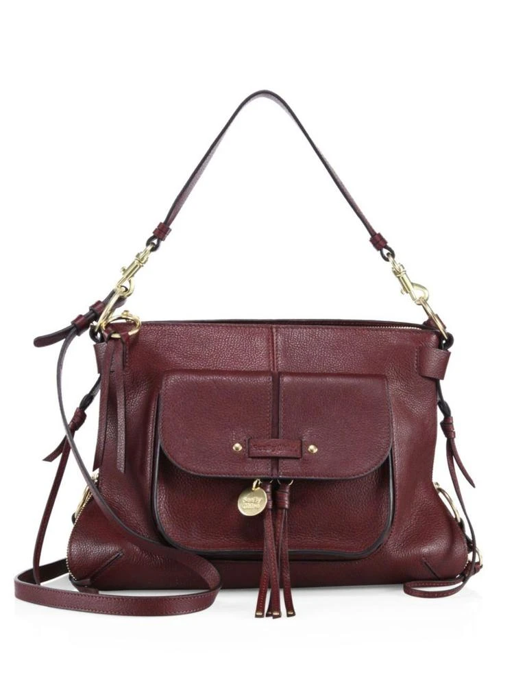 商品See by Chloé|Olga Leather Hobo,价格¥2066,第1张图片