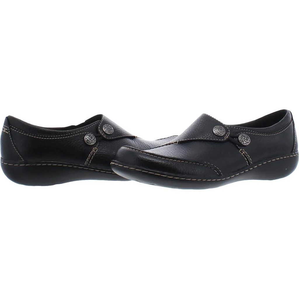 商品Clarks|Clarks Women's Ashland Lane Q Leather Ortholite Slip On Casual Loafer,价格¥510,第3张图片详细描述