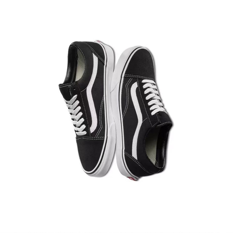 VANS OLD SKOOL BLACK 经典百搭低帮帆布休闲鞋商品第4张图片规格展示