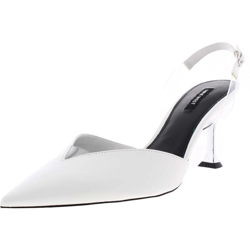 商品Nine West|Nine West Womens Heat 3 Faux Leather SLingback Pumps,价格¥198,第1张图片