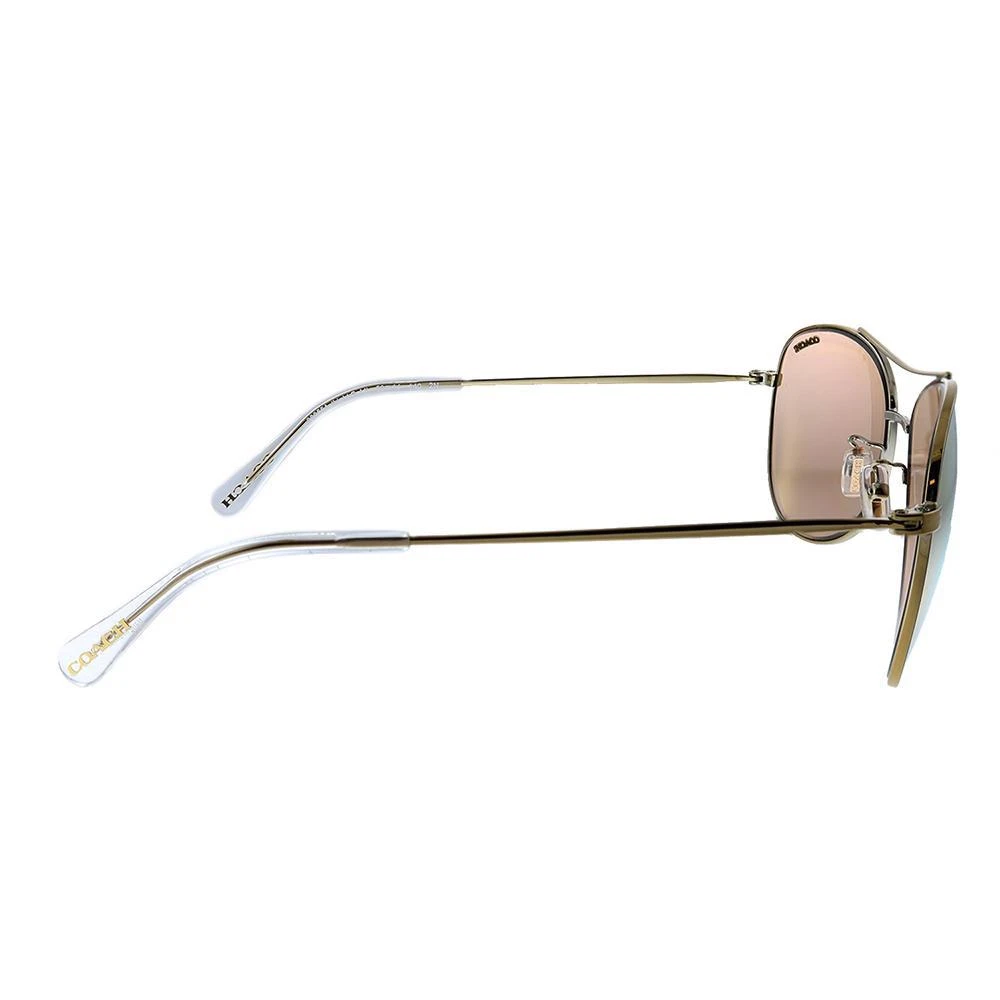 商品Coach|Coach L1013 HC 7079 90055A Womens Aviator Sunglasses,价格¥700,第3张图片详细描述