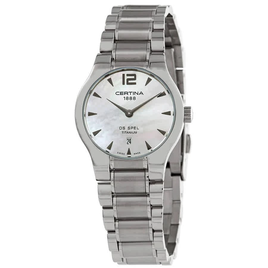 商品Certina|DS Spel Lady Quartz White Mother of Pearl Dial Ladies Watch C012.209.44.117.00,价格¥1406,第1张图片