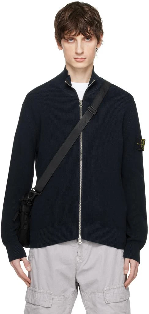 商品Stone Island|Navy Patch Sweater,价格¥2040,第1张图片