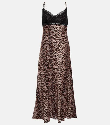 商品Rixo|Attiya printed slip dress,价格¥2152,第1张图片