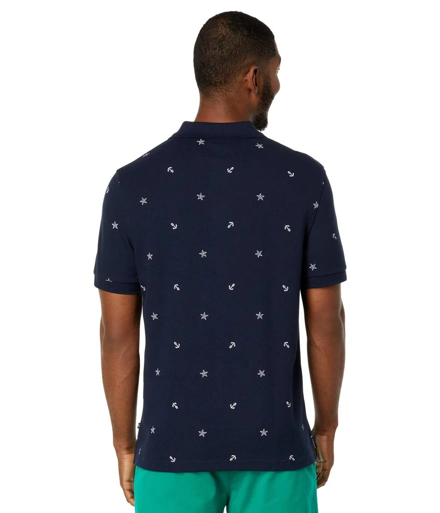 商品Nautica|Classic Fit Printed Performance Deck Polo,价格¥268,第2张图片详细描述