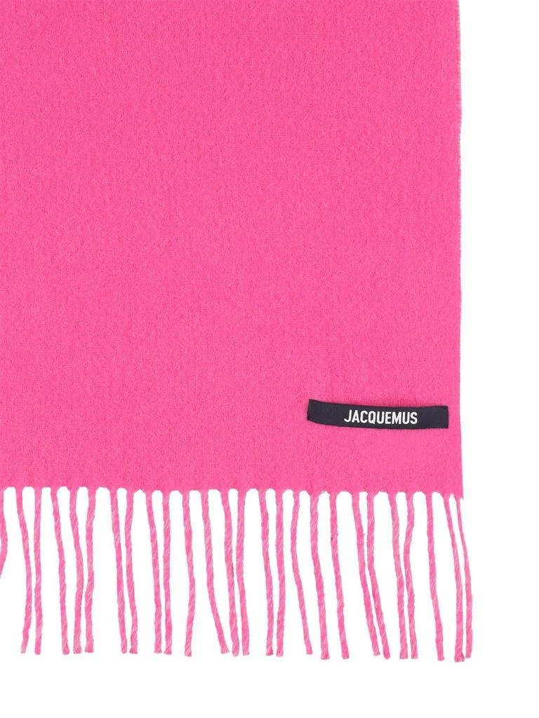 商品Jacquemus|L'echarpe Logo Wool Scarf,价格¥1586,第3张图片详细描述