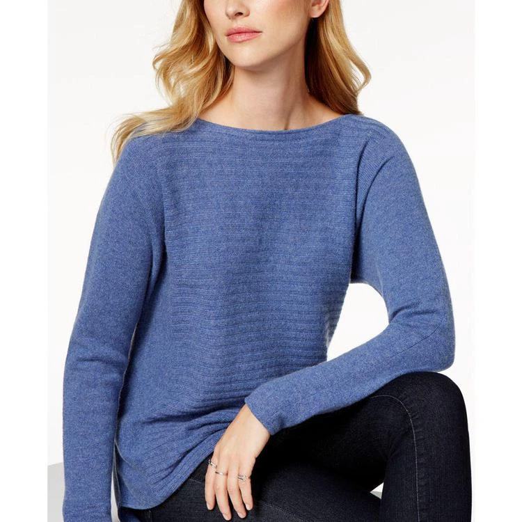 小码 Cashmere Ribbed Shirttail Sweater, Created for Macy's 商品