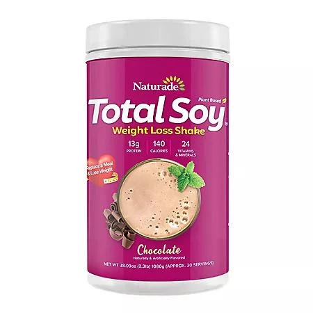 商品Naturade|Naturade Total Soy Weight Loss Shake, Chocolate (30 servings),价格¥148,第1张图片