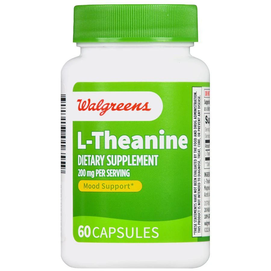 商品Walgreens|L-Theanine 200 mg Capsules (60 days),价格¥96,第2张图片详细描述