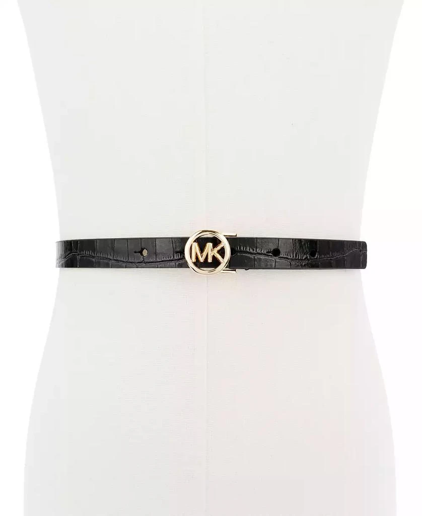 商品Michael Kors|Logo Skinny Leather Belt,价格¥370,第4张图片详细描述