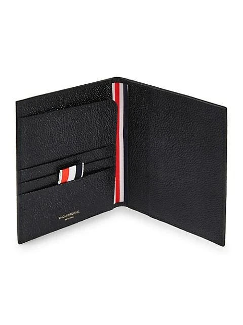 商品Thom Browne|Pebble-Grain Leather Passport Holder,价格¥3672,第2张图片详细描述