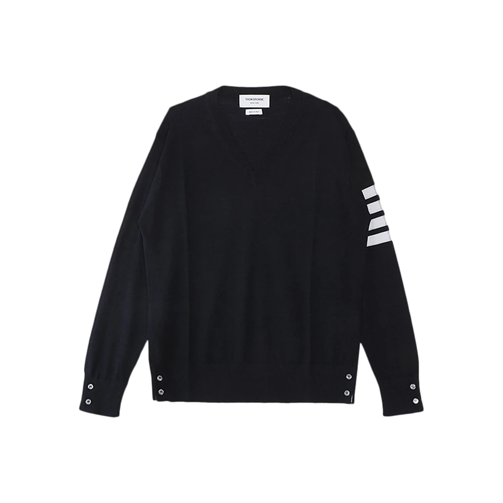 商品[国内直发] Thom Browne|THOM BROWNE 蓝色男士卫衣/帽衫 MKA230A-00014-415,价格¥4784,第1张图片