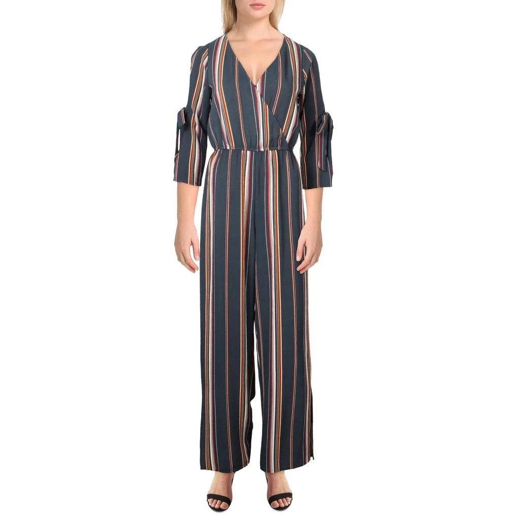 商品Speechless|Speechless Womens Surplice Striped Jumpsuit,价格¥69,第1张图片