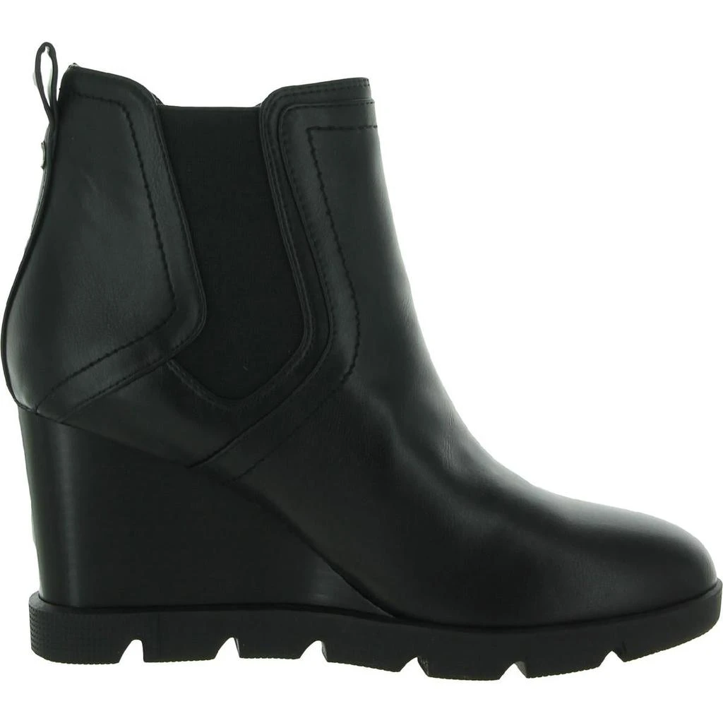 商品Nine West|Nine West Womens Wayde 3 Faux Leather Wedges Ankle Boots,价格¥403,第2张图片详细描述