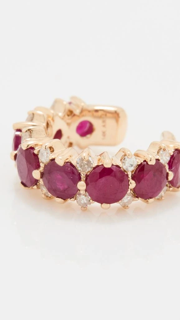 商品Adina Reyter|Adina Reyter Amalfi 红宝石和钻石耳骨夹,价格¥6777,第3张图片详细描述