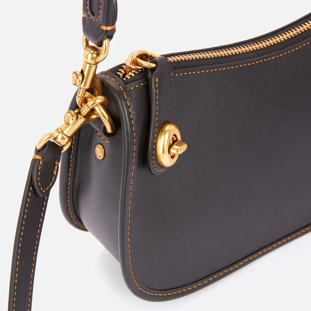 商品Coach|Coach Women's The Coach Originals Glovetanned Leather Swinger Bag - Black,价格¥2462,第4张图片详细描述