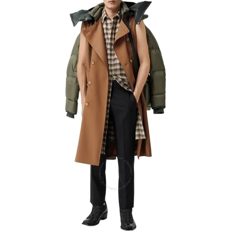 商品Burberry|Dark Walnut Sleeveless Wool Trench Coat With Detachable Puffer,价格¥6686,第2张图片详细描述