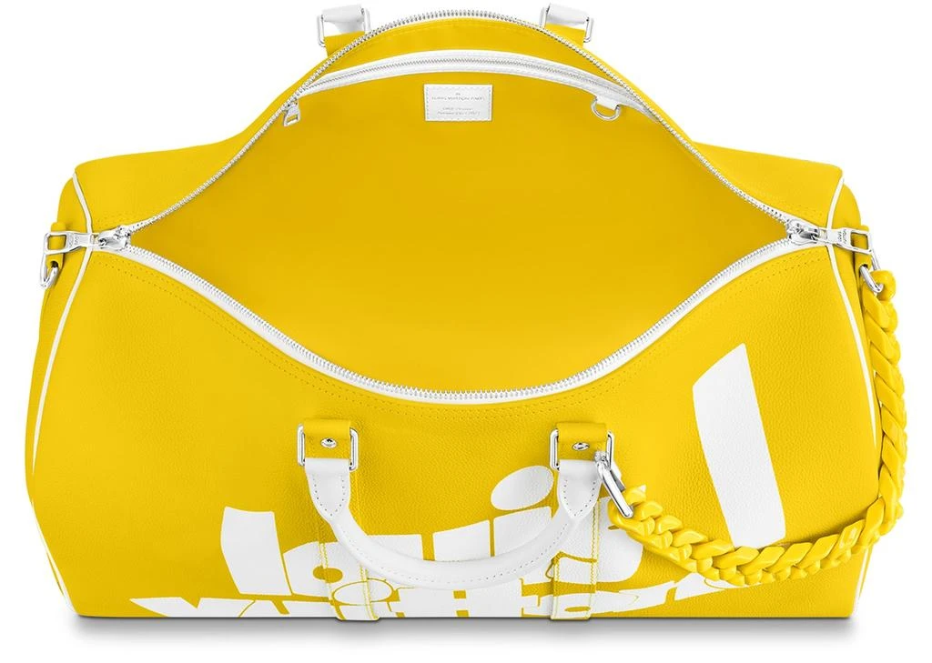 商品Louis Vuitton|Keepall Bandoulière 55 醋酸纤维链条旅行袋,价格¥24945,第5张图片详细描述