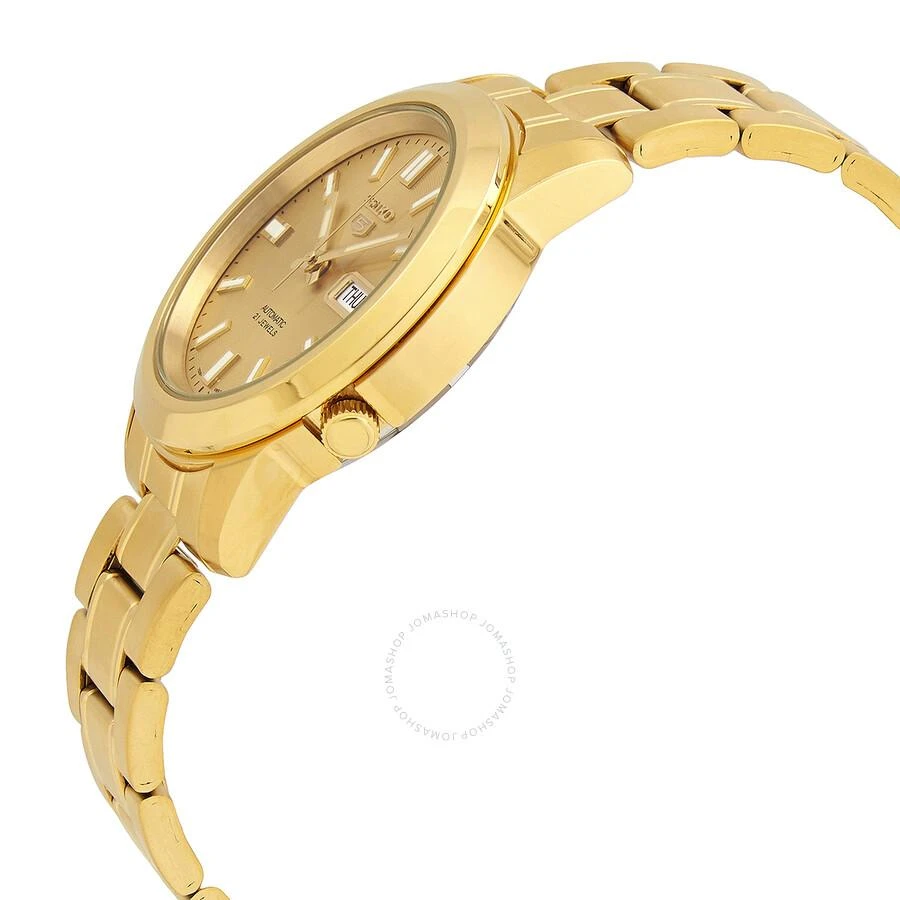 商品Seiko|5 Automatic Gold Dial Yellow Gold-tone Men's Watch SNKK20K1,价格¥1103,第2张图片详细描述