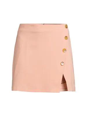 Woodbury Button Front Mini Skirt商品第3张图片规格展示