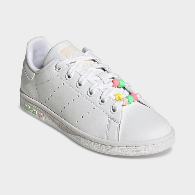 Girls' Big Kids' adidas Originals Stan Smith Beaded Casual Shoes商品第2张图片规格展示