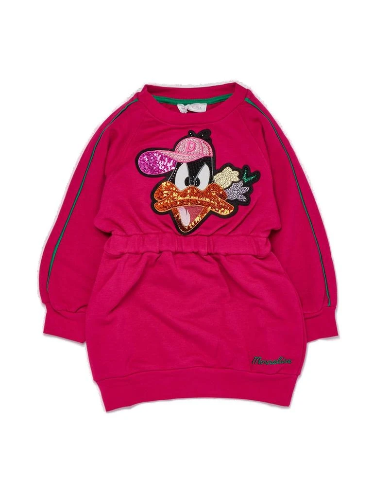 商品MONNALISA|Monnalisa X Looney Tunes Long-Sleeved Crewneck Dress,价格¥719,第1张图片