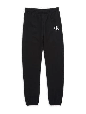 商品Calvin Klein|Little Girl’s 2-Piece Logo Hoodie & Fleece Joggers Set,价格¥201,第3张图片详细描述