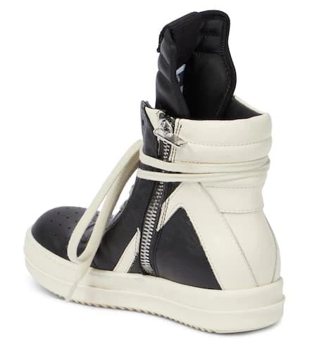 商品Rick Owens|Geobasket high-top leather sneakers,价格¥4517,第3张图片详细描述