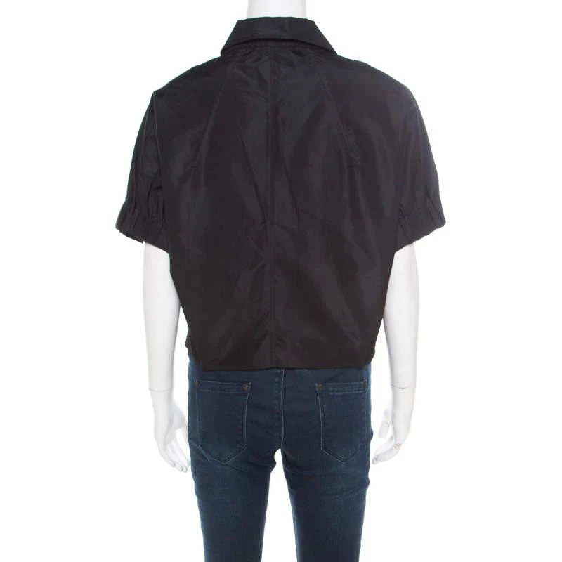 商品[二手商品] Prada|Prada Black Double Breasted Jacket Style Shirt L,价格¥1252,第3张图片详细描述