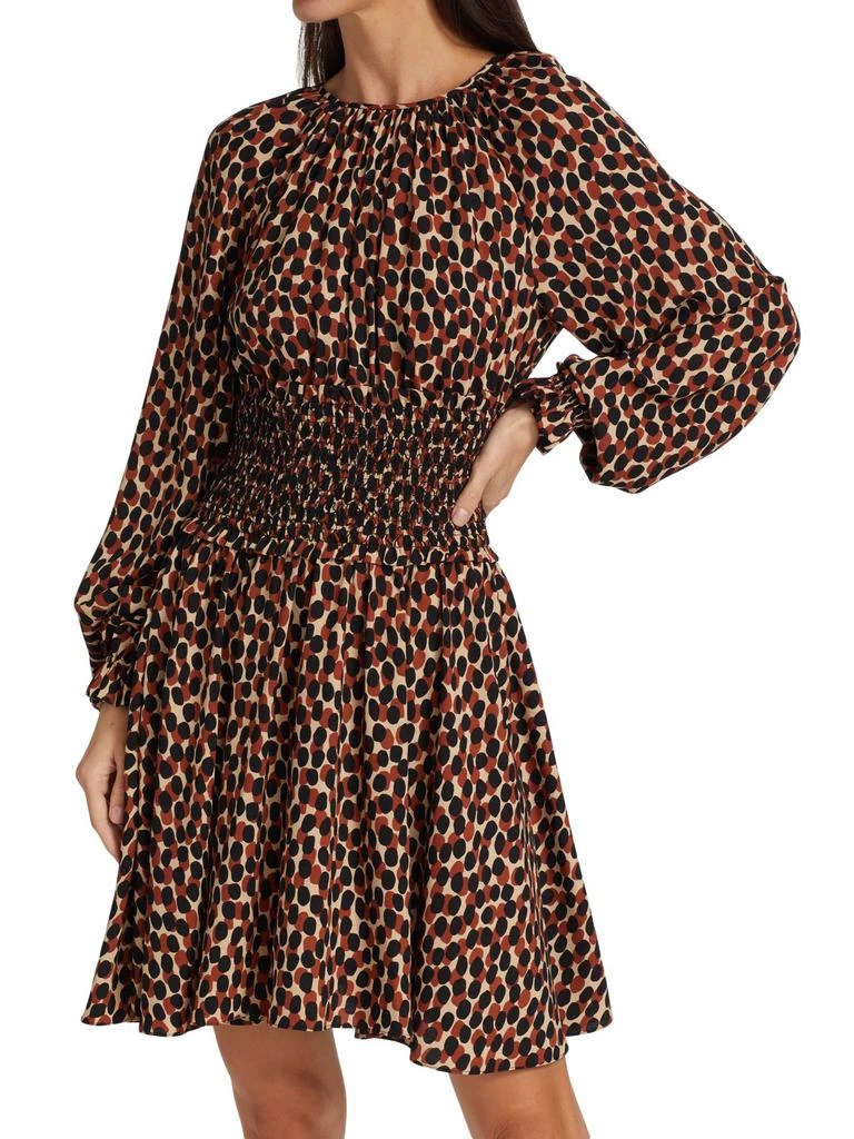 商品Kate Spade|Dotty Leopard Spin Dress,价格¥965,第1张图片