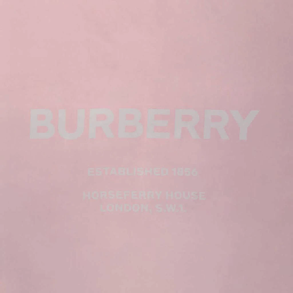 商品Burberry|Burberry Pink Horseferry Print Silk Square Scarf,价格¥1548,第2张图片详细描述