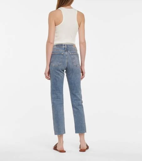 商品AG Jeans|Isabelle高腰直筒牛仔裤,价格¥1744,第3张图片详细描述