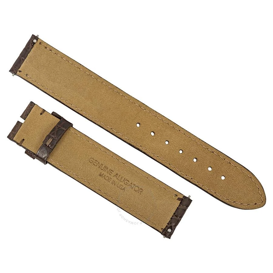 商品Hadley Roma|18 MM Matte Chocolate Brown Alligator Leather Strap,价格¥112,第2张图片详细描述