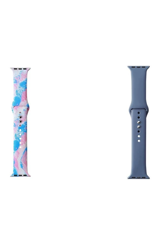 商品The Posh Tech|Assorted 2-Pack Silicone Apple Watch<sup>®</sup> Watchbands,价格¥240,第2张图片详细描述