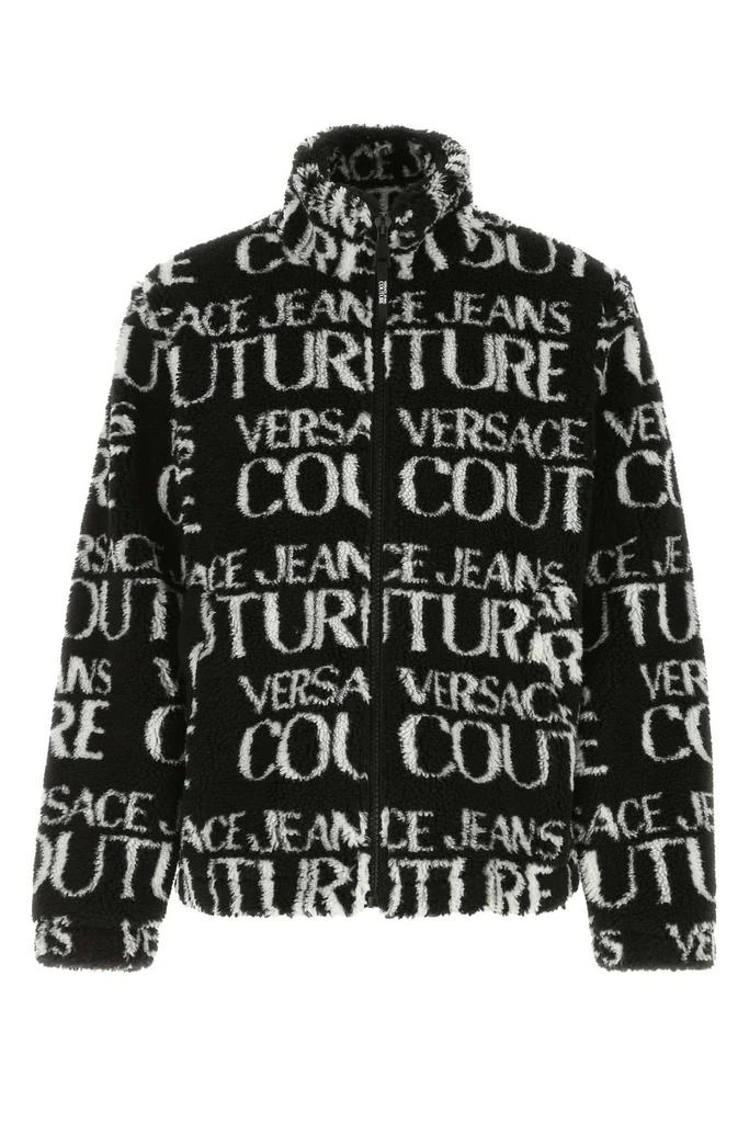 商品Versace|Versace Jeans Couture Logo-Printed Zipped Fleece Jacket,价格¥2087,第1张图片