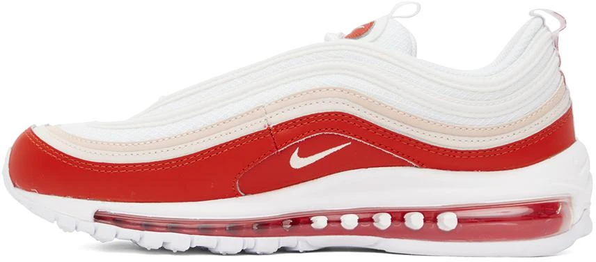 商品NIKE|White & Red Air Max 97 Sneakers,价格¥1378,第3张图片详细描述