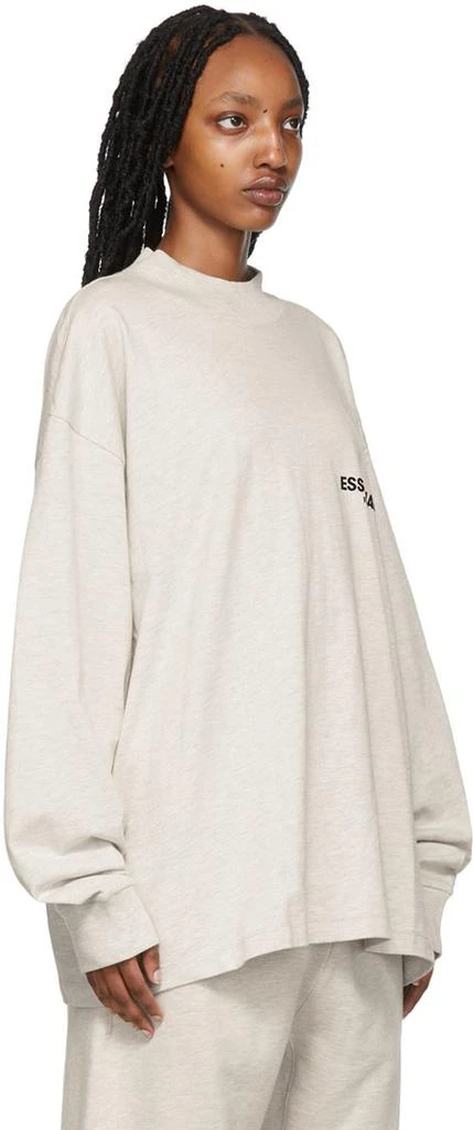 商品Essentials|女式 宽大运动长袖T恤 米白色,价格¥252,第2张图片详细描述