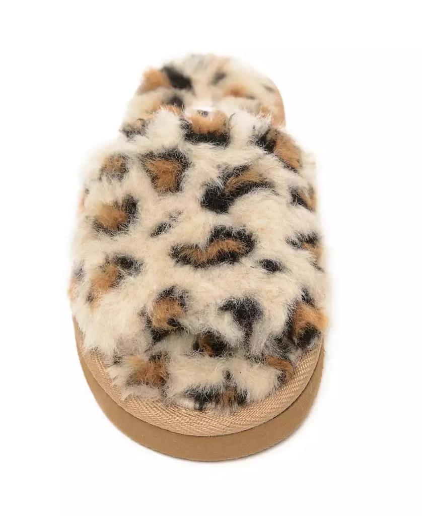 商品Minnetonka|Little Girls Lyla Faux Fur Slide Slippers,价格¥299,第4张图片详细描述