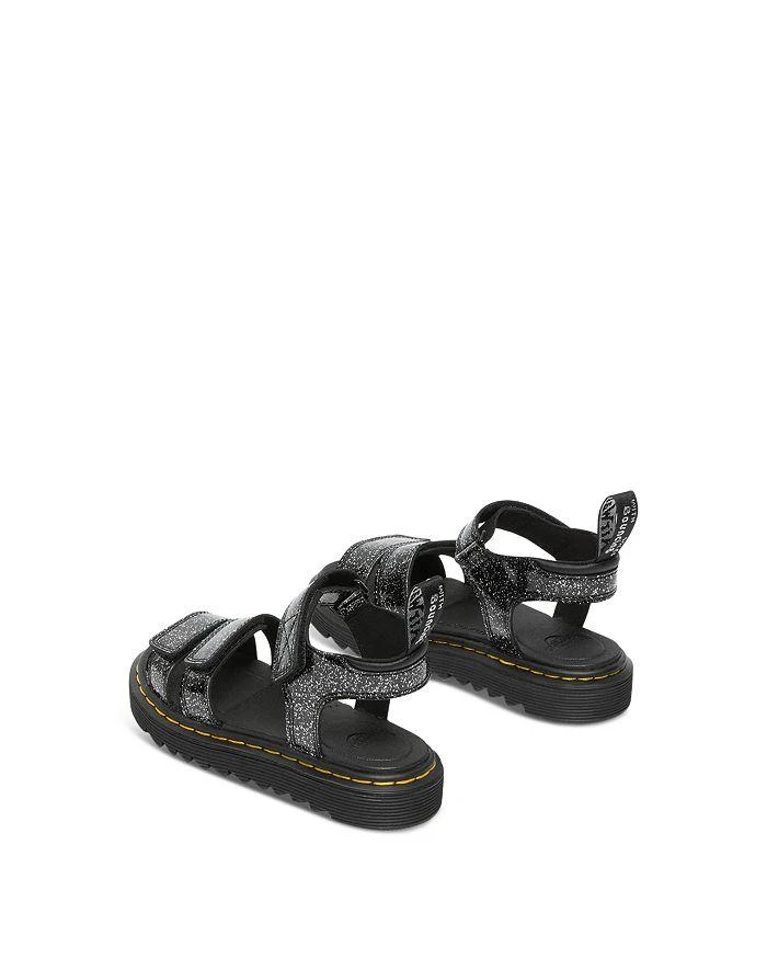 商品Dr. Martens|Girls' Klaire J Black Cosmic Glitter Sandals - Toddler, Little Kid,价格¥203,第3张图片详细描述