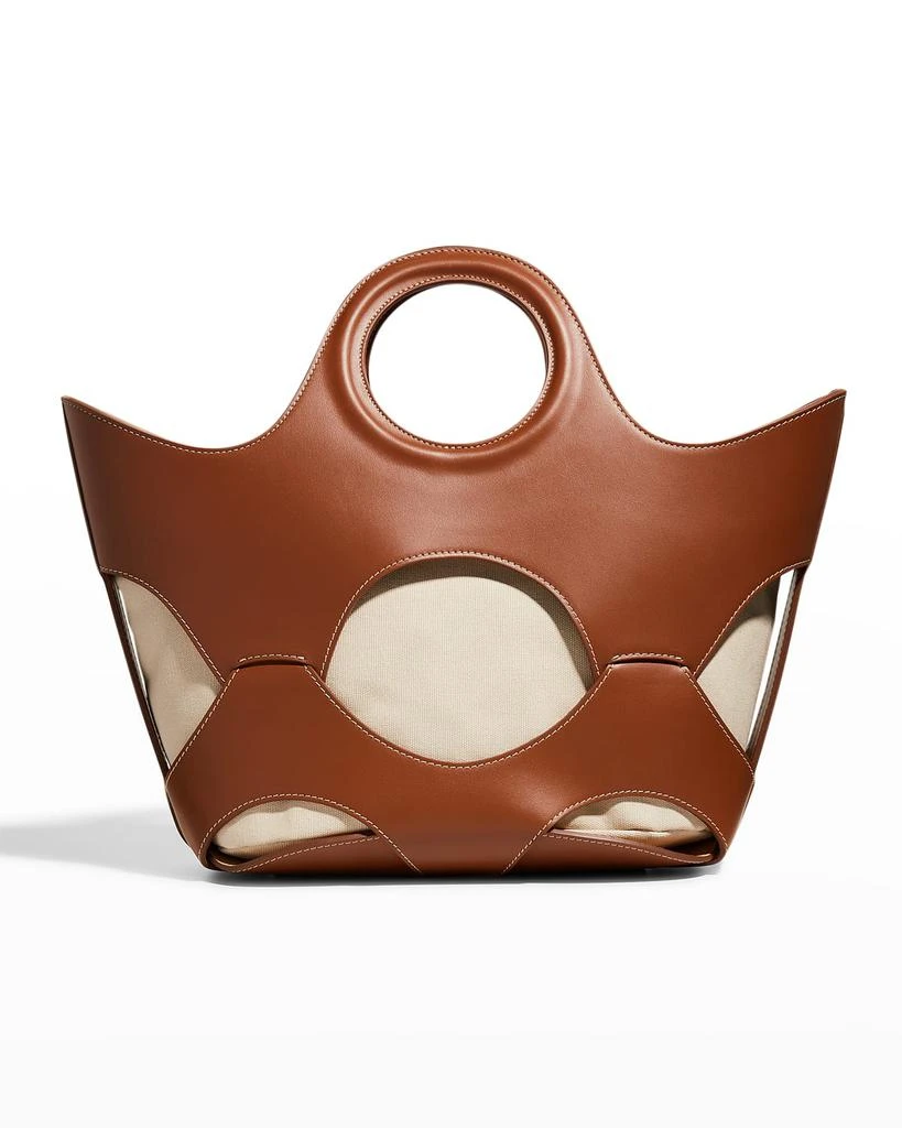 商品Hereu|Onada Cutout Leather Top-Handle Bag,价格¥4180,第1张图片