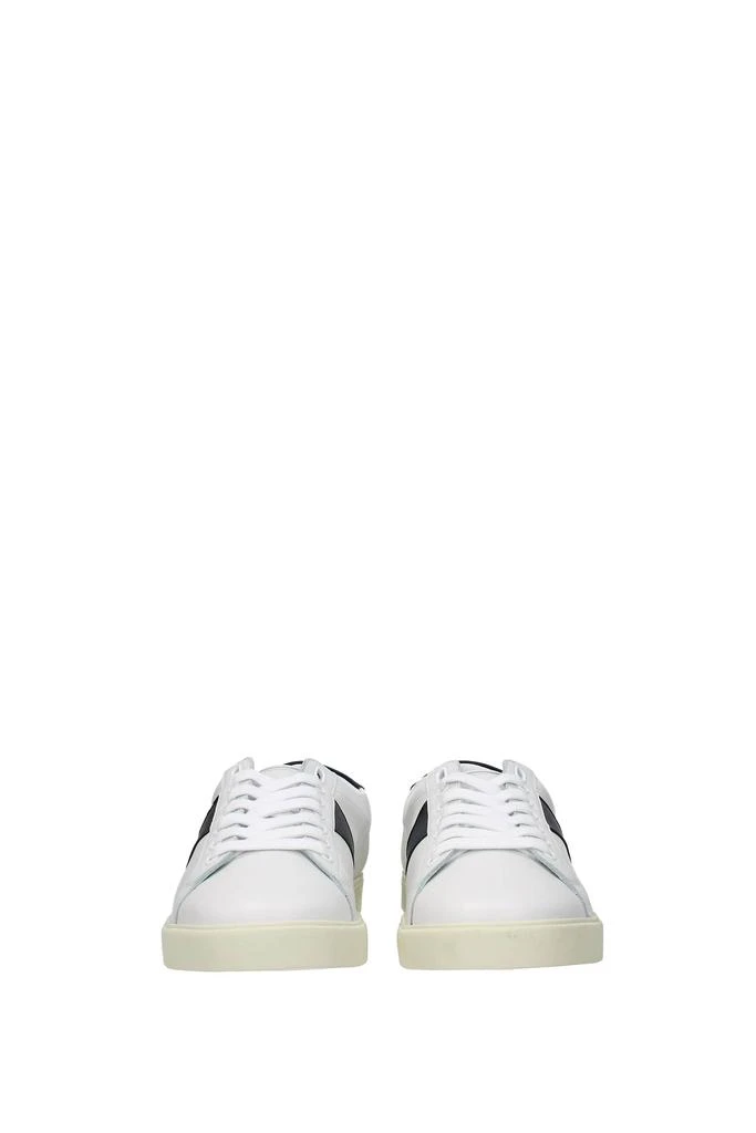 商品Celine|Sneakers triomphe Leather White Blue,价格¥1494,第3张图片详细描述