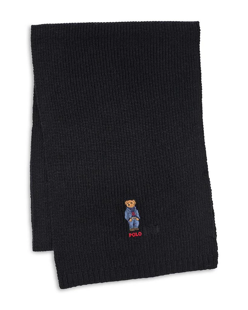 商品Ralph Lauren|Polo Bear Ribbed Knit Scarf,价格¥581,第1张图片