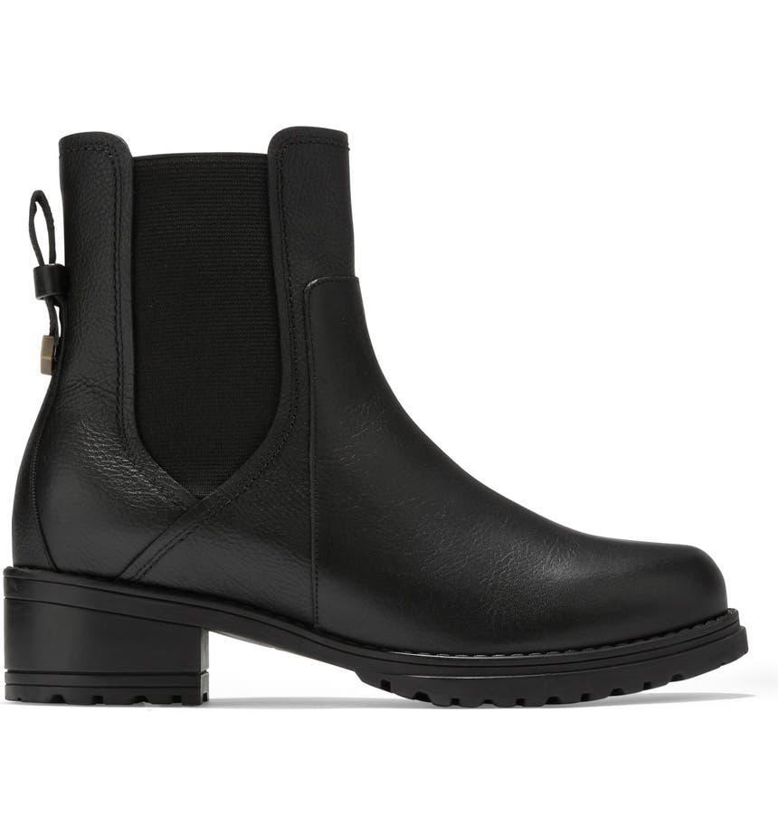 商品Cole Haan|Camea Waterproof Leather Combat Boot,价格¥1027,第6张图片详细描述