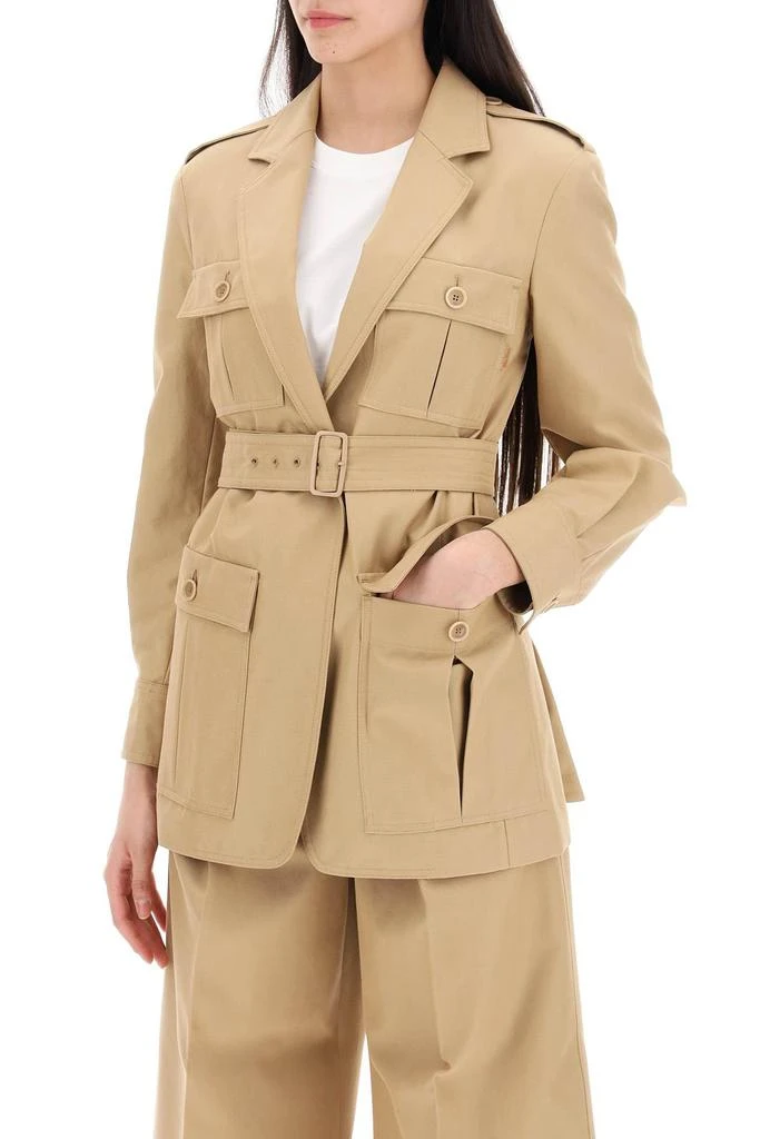 商品Max Mara|pacos canvas saharan jacket for,价格¥2420,第4张图片详细描述