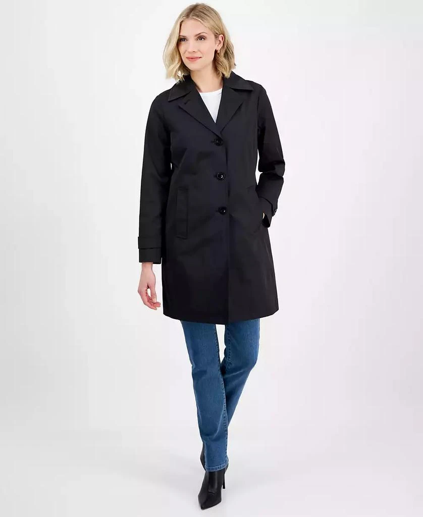 商品Michael Kors|Women's Notched Collar Button-Front Coat, Exclusively at Macy's,价格¥742,第1张图片
