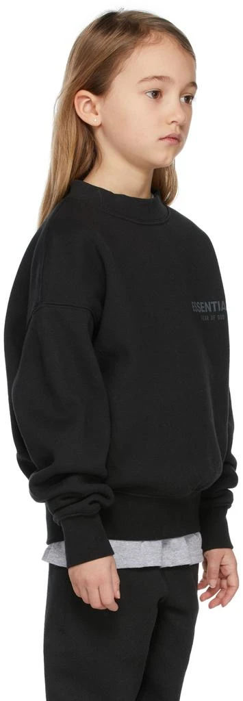 商品Essentials|Kids Black Pullover Sweatshirt,价格¥353,第3张图片详细��描述