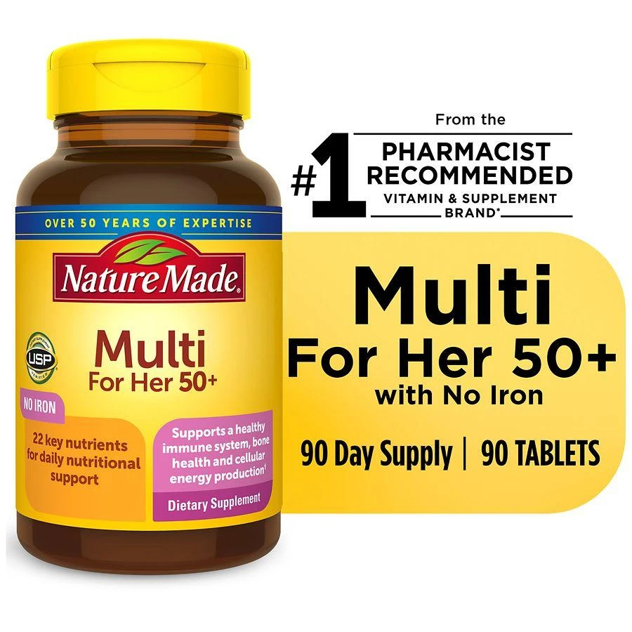 Multivitamin For Her 50+ Tablets with No Iron 商品